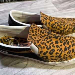 Leopard Print Nike Slip-On Sneakers